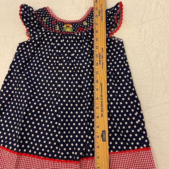 Lil Cactus Smocked  dress  School 123 ABC - Picture 6 of 6